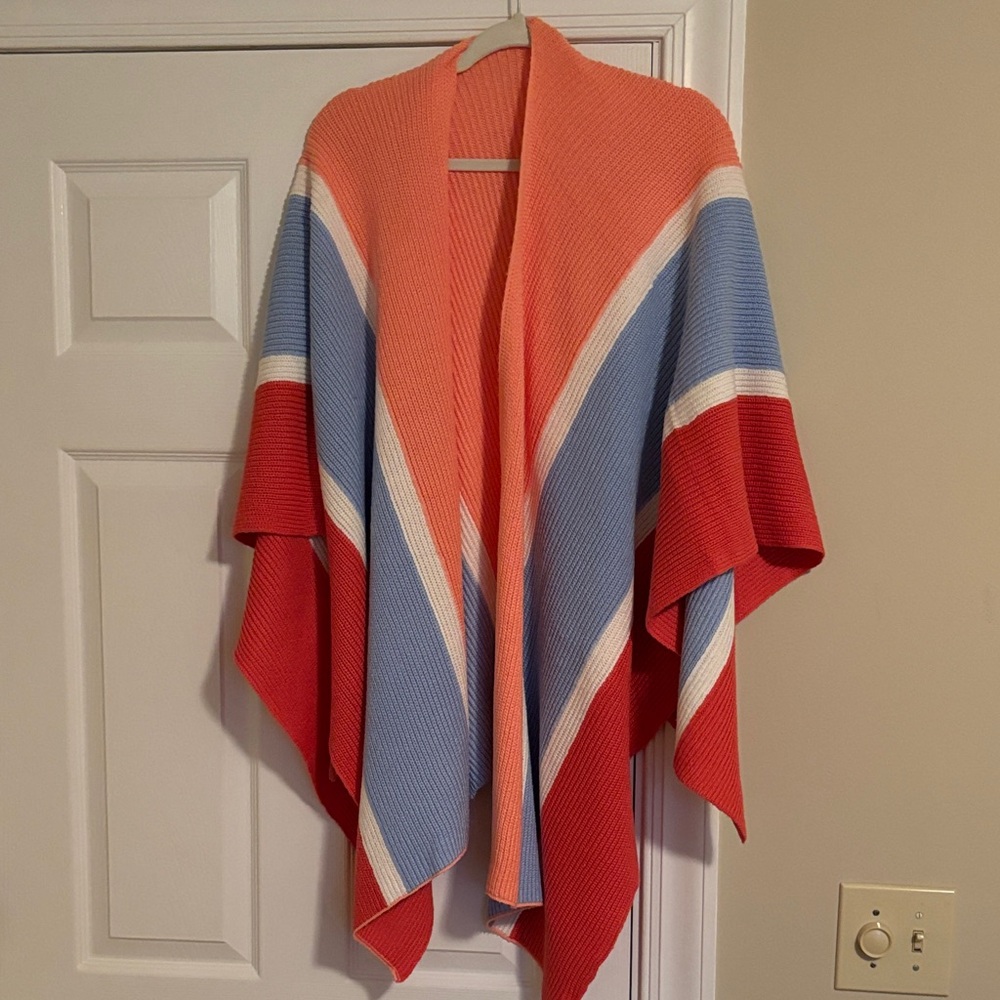 NWT Talbots striped wrap
